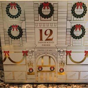 13pc Macy’s 12 Days of Scent For Her Advent Calendar Sampler Set Holiday Gift